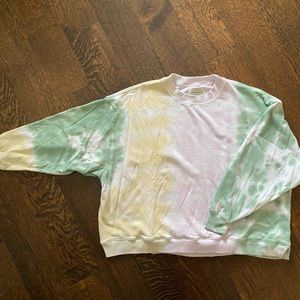 American Eagle tie dye crewneck sweatshirt